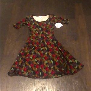 Never worn LulaRoe Nicole dress with tags